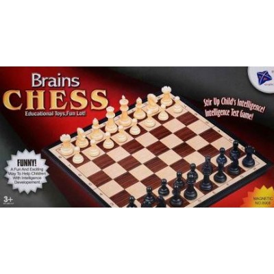 Шахматы CHESS BRANS арт,8908 магнитные пластиковые(35,5*35,5ф,6,5см)